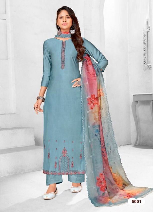 Aalisha By Rsf 5001-5004 Designer Salwar Suits Catalog